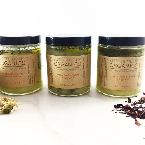 Butter Me Up Organic Sea Salt Herbal Scrub